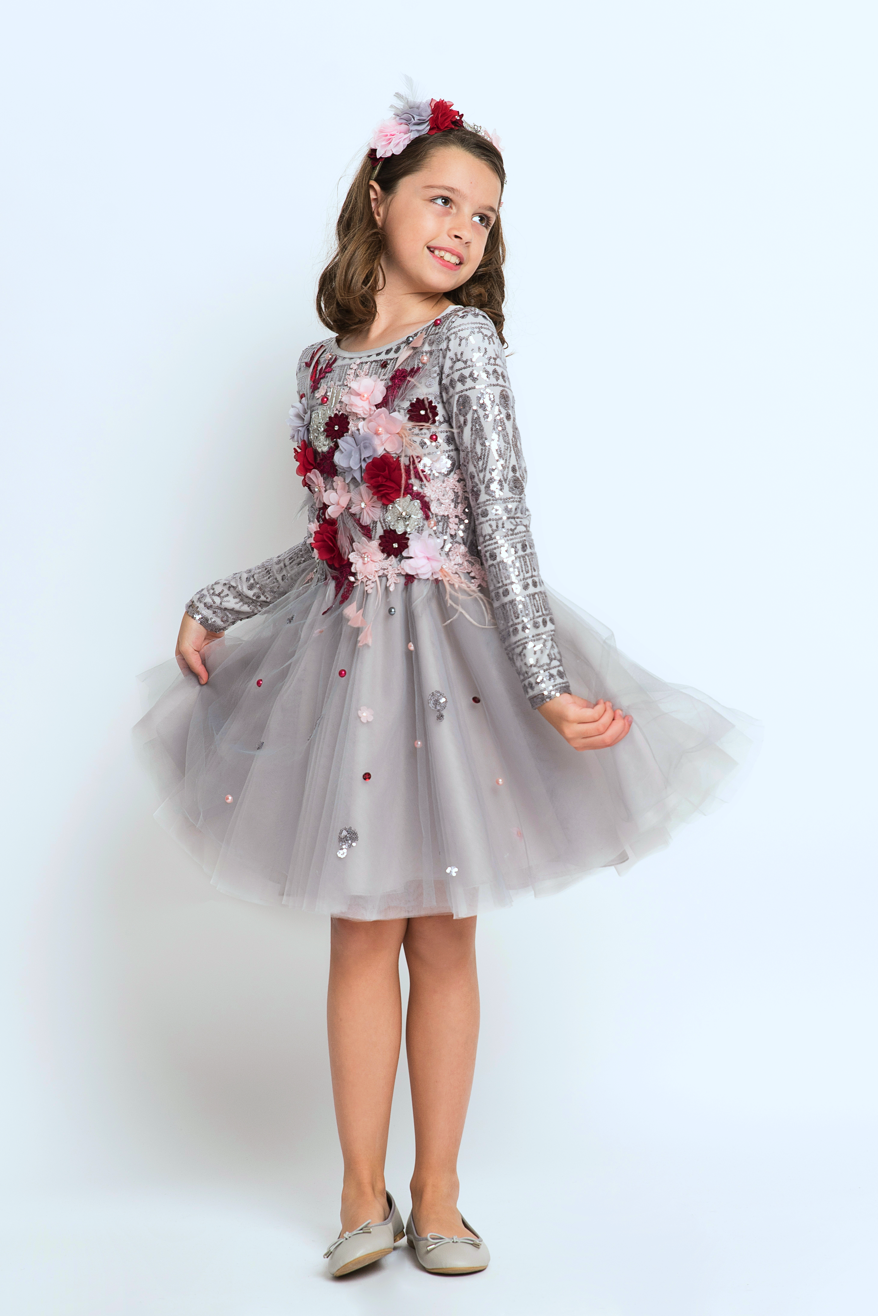 sequin girls dress